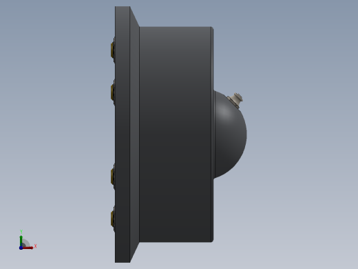 货车车轮的三维设计和技术制图前视缩略图