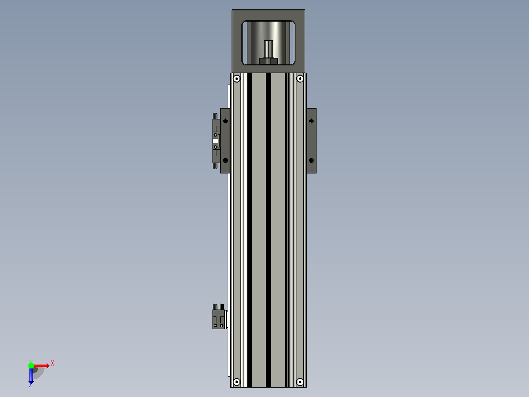 TPK86-340A1-F0CS2滑台俯视图