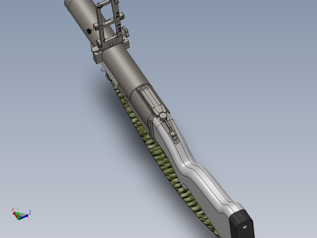 M79榴弹发射器主视图