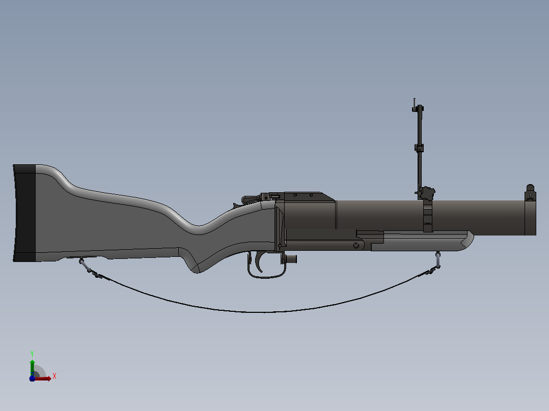 M79榴弹发射器前视图