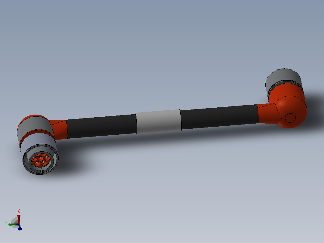 连接器电缆TWT主视图