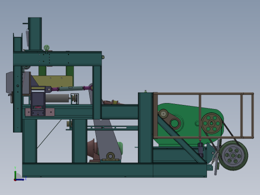 多条开坯机sw18可编辑左视缩略图