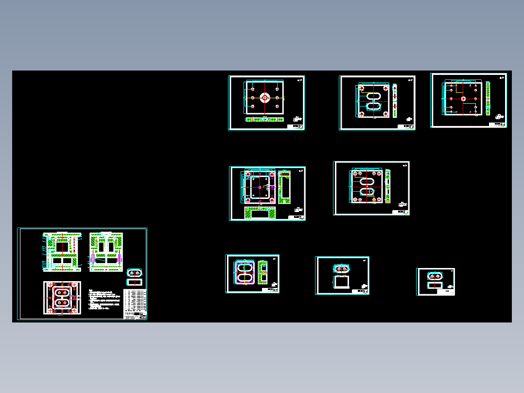 穿线盒注塑模具设计（1模2腔 ）