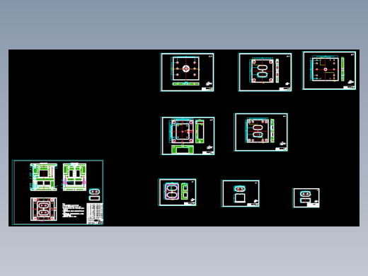 穿线盒注塑模具设计（1模2腔 ）