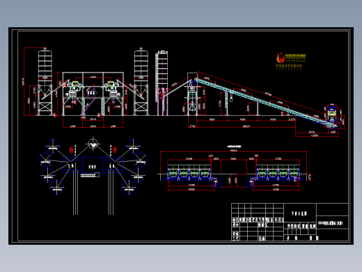 HZS120双拼混凝土搅拌站