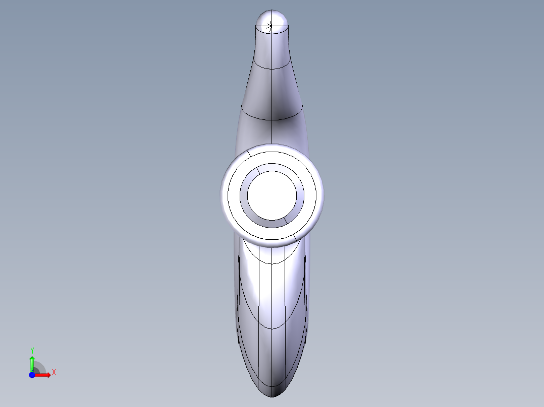 catia 吊钩前视图