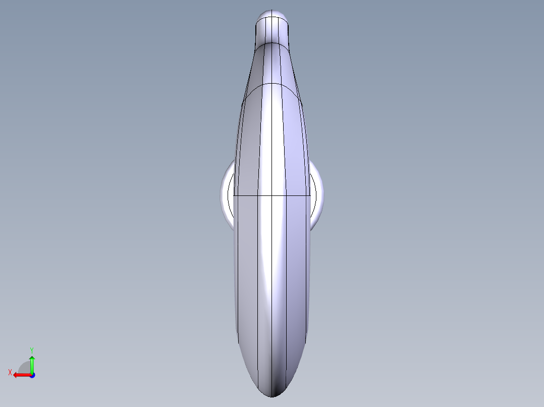 catia 吊钩后视图