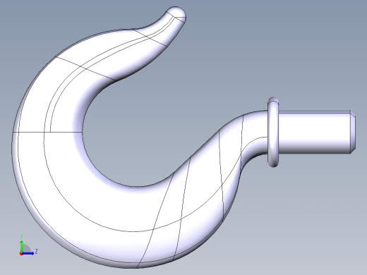 catia 吊钩左视缩略图