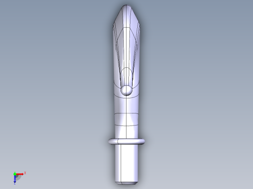 catia 吊钩俯视缩略图