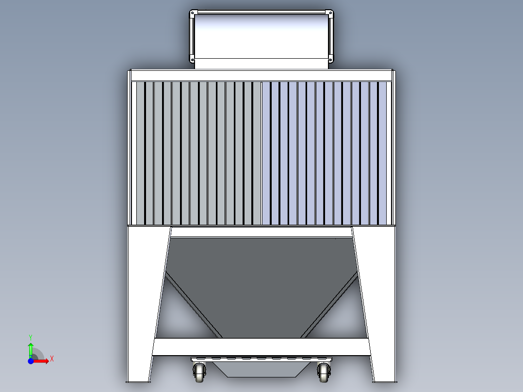 焊接和研磨台前视图