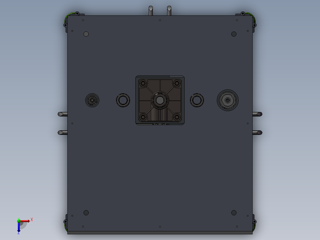 全自动组装轴承压装机3D图 G401俯视图