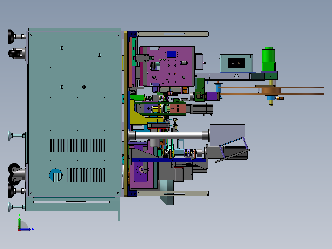 自动焊接左视图