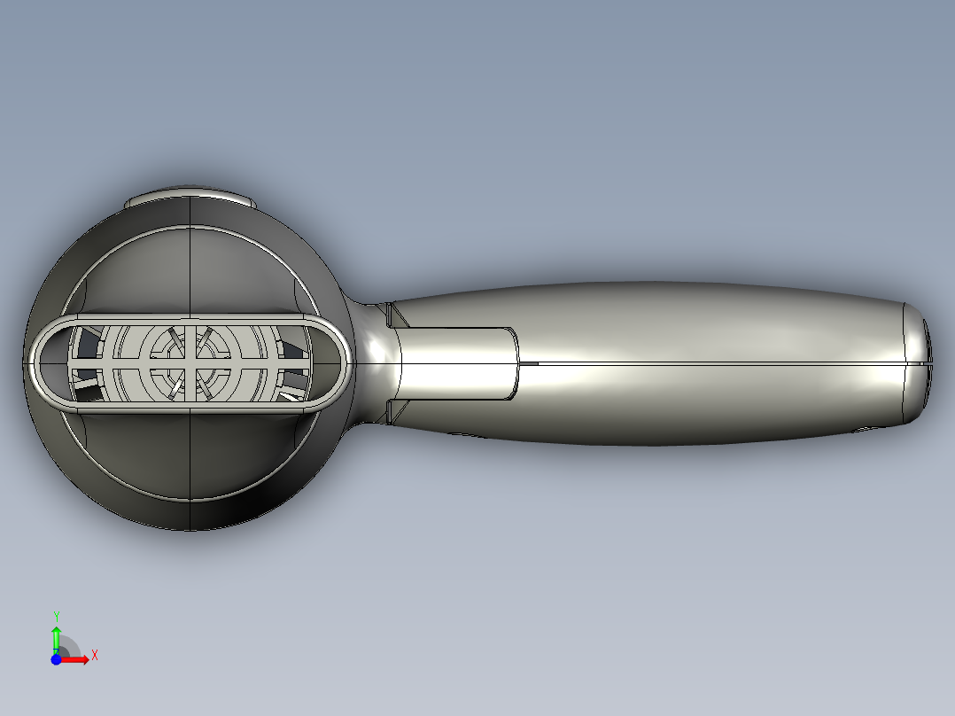 电热吹风前视图