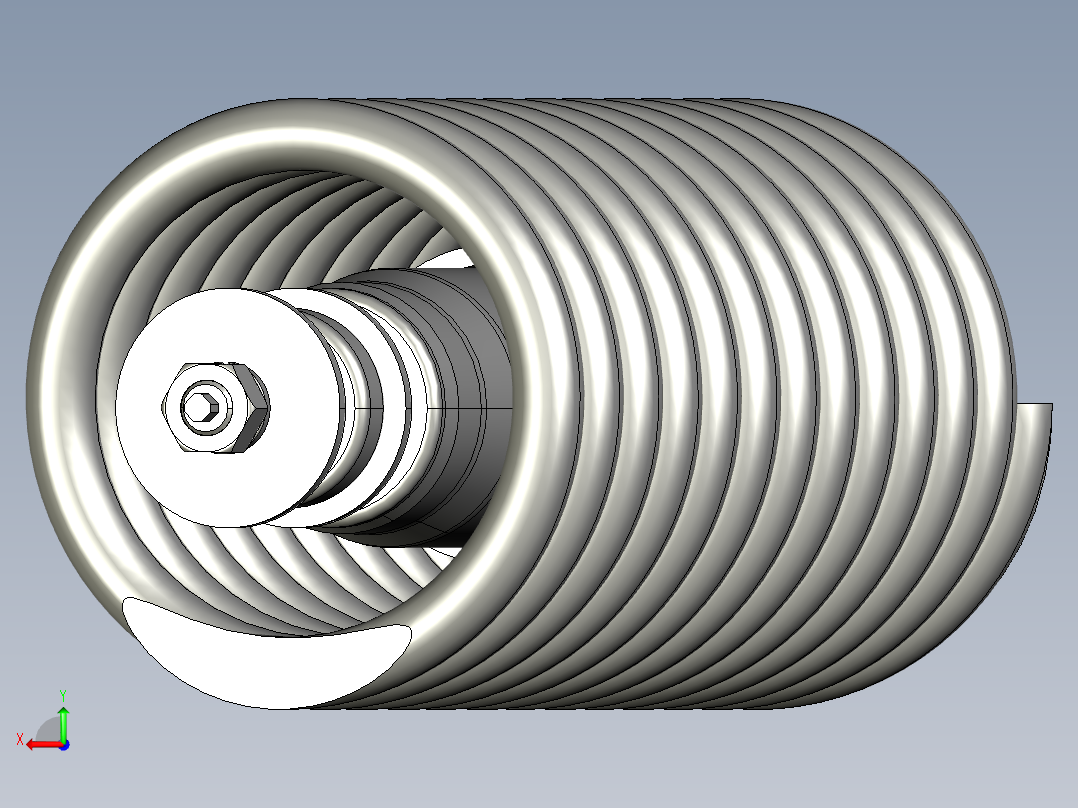 独立悬挂列车后视图