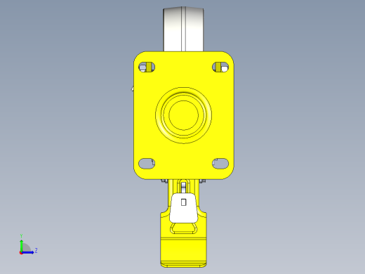 带刹车万向轮左视缩略图