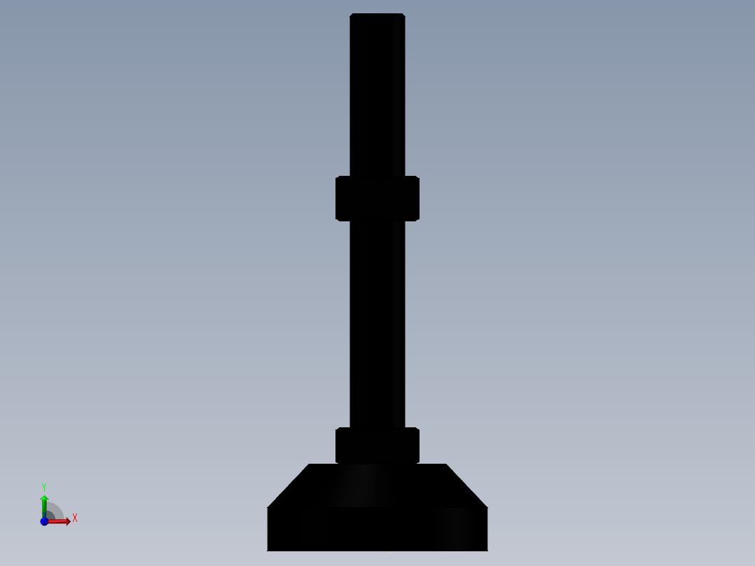 地脚杯M20-80-180（重载）前视图