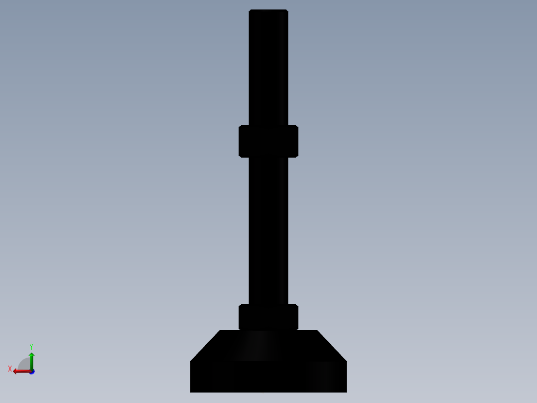 地脚杯M20-80-180（重载）后视图