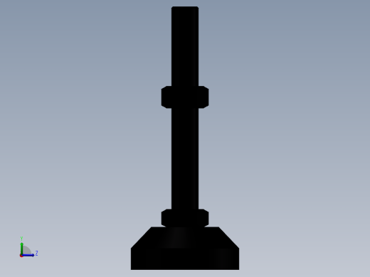 地脚杯M20-80-180（重载）左视缩略图