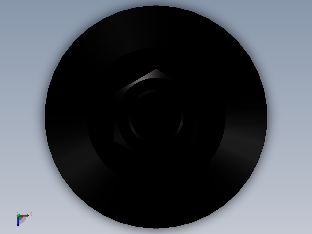 地脚杯M20-80-180（重载）俯视图