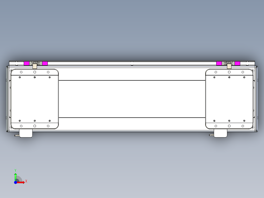 威洛博LC系列3d模型模组2LC22H1Y-S450前视图