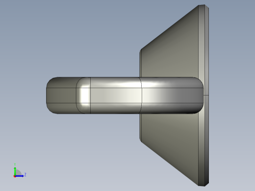 WING NUT 8-32 Thread size 27-64in Base Diameter.STEP左视缩略图
