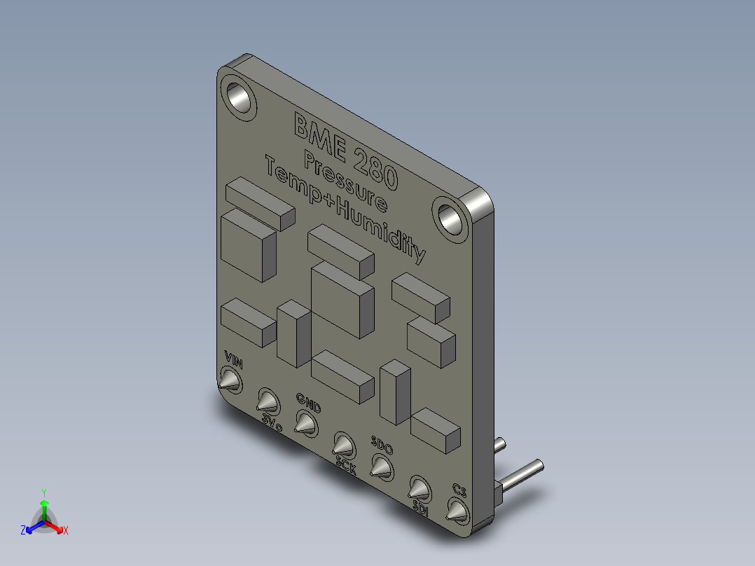 传感器 (22)正等轴测图