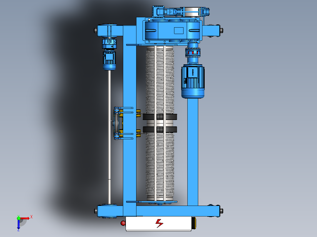 30吨电动葫芦起重机俯视图
