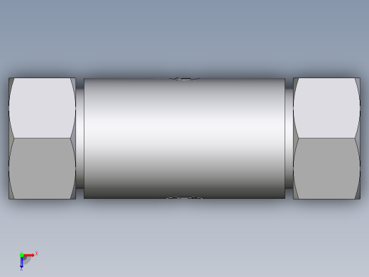 卡套式工业通用硬管接头EO_Weld_bulkhead_fitting_ESV22ZL71俯视缩略图