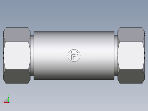 卡套式工业通用硬管接头EO_Weld_bulkhead_fitting_ESV22L后视缩略图