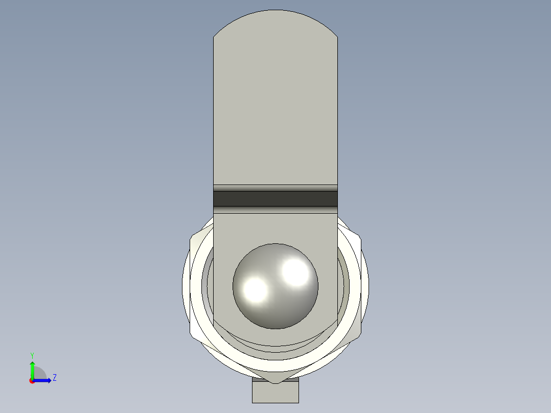 鎖CM-3D多系列多零件图纸模型左视图