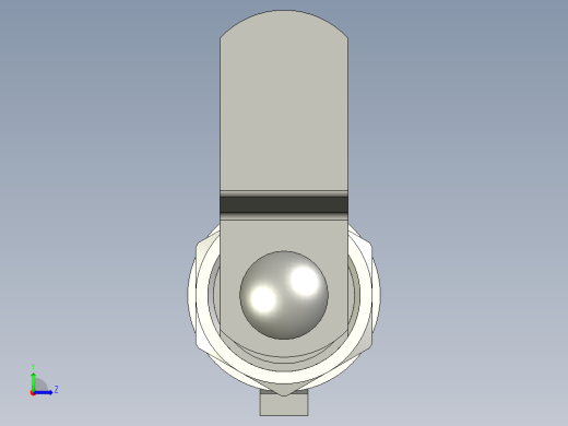 鎖CM-3D多系列多零件图纸模型左视缩略图
