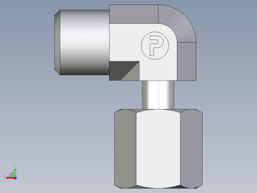 卡套式工业通用硬管接头EO_Standpipe_elbow_EVW06LOMDCF后视缩略图