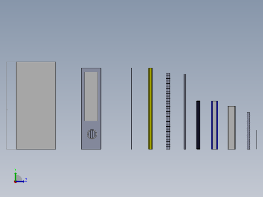 桌椅各类家具 (354)左视缩略图