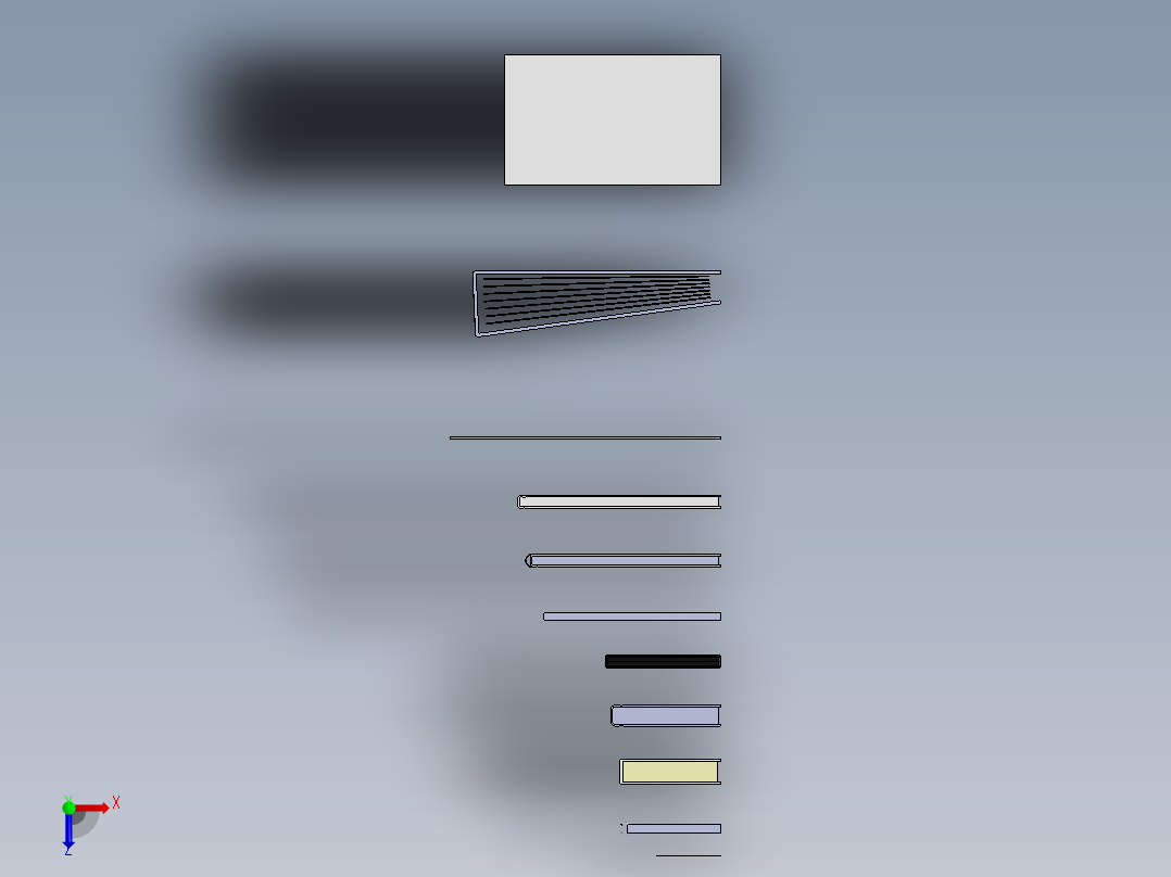 桌椅各类家具 (354)俯视图