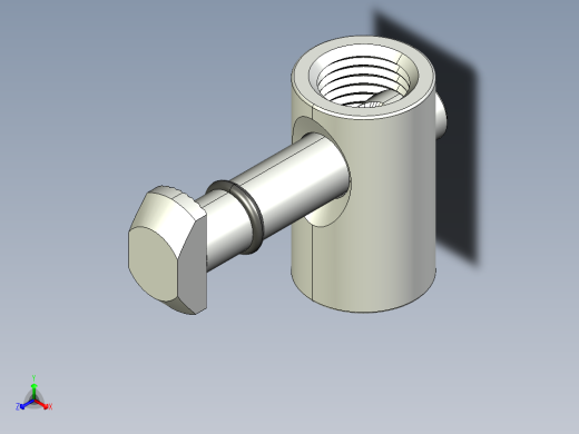 型材-BR 10-10 0_QUICK CONNECTOR KJN535057正等轴测缩略图