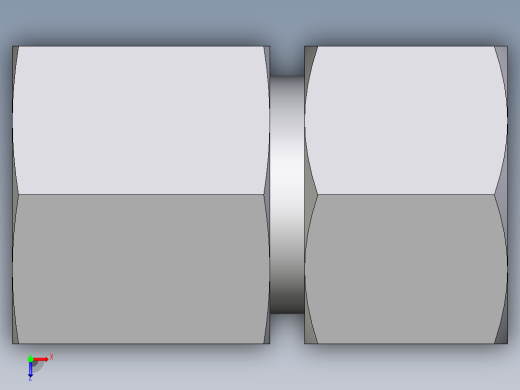 卡套式工业通用硬管接头EO_Swivel_connector_GAI16ZSRCF俯视缩略图