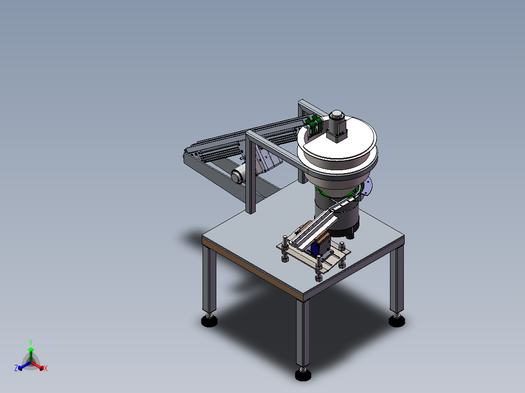 铁钉整理机设计 含论文正等轴测图