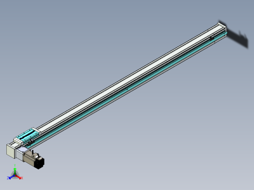 欧规系列-LB6A-L130-S1450-BL-ZP40-C3正等轴测缩略图