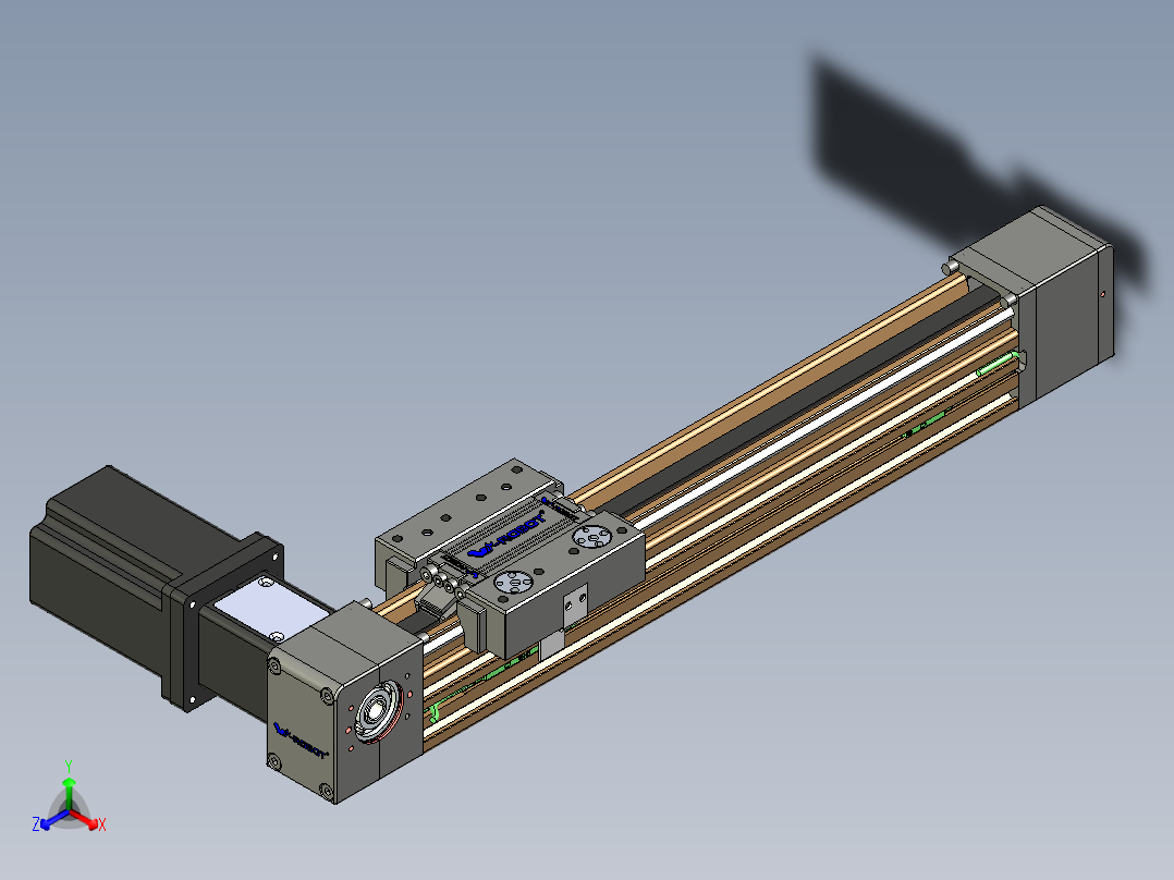 威洛博一般环境皮带-EB4-L80-S100-A1-57-MS3正等轴测图