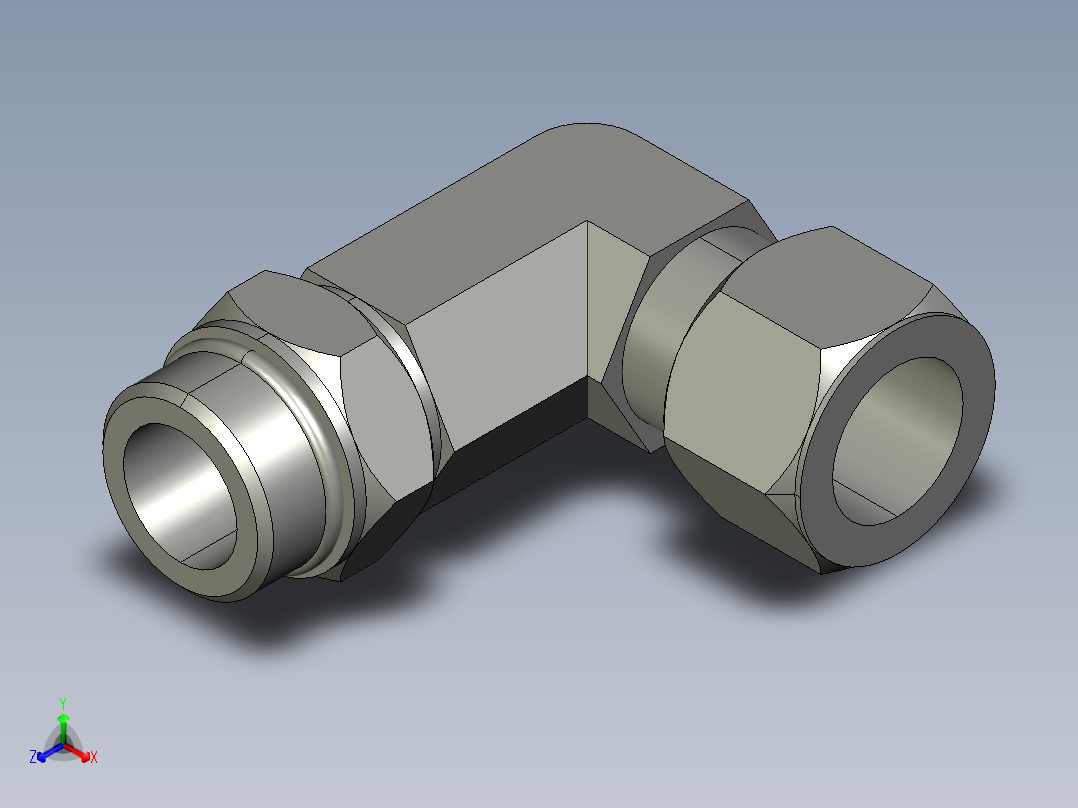 卡套式工业通用硬管接头16_cc5bu-s主视图