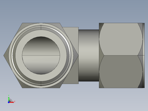 卡套式工业通用硬管接头16_cc5bu-s前视缩略图