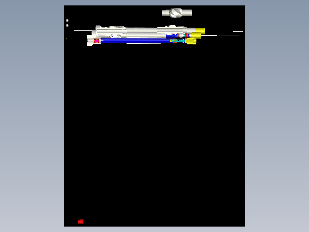 石油钻井取芯工具CAD实体