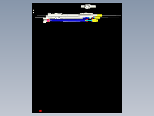 石油钻井取芯工具CAD实体