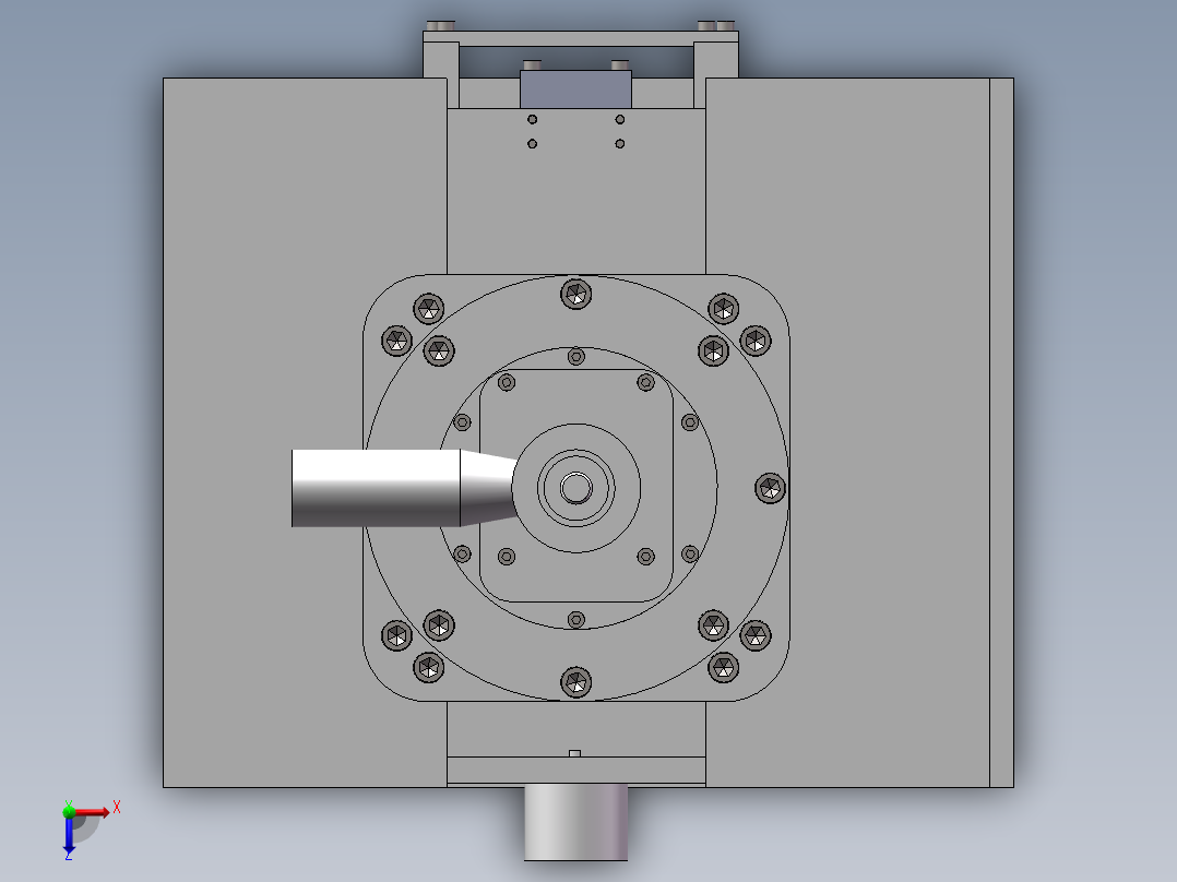 三维模型俯视图