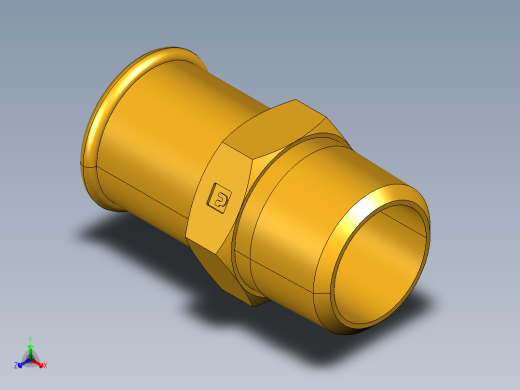 倒齿式工业管接头Beaded Hose Barb to male pipe 68HB-16-12