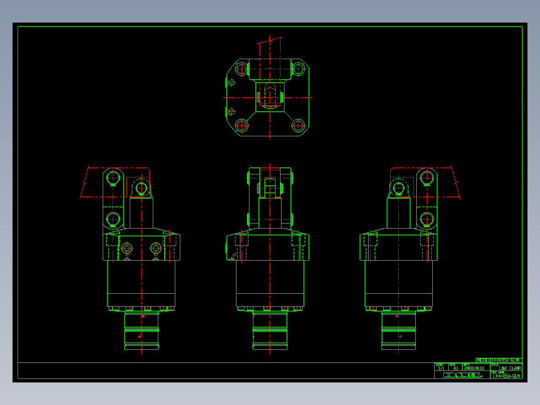KOSMEKLKA1050-GLM多系列多零件图纸模型