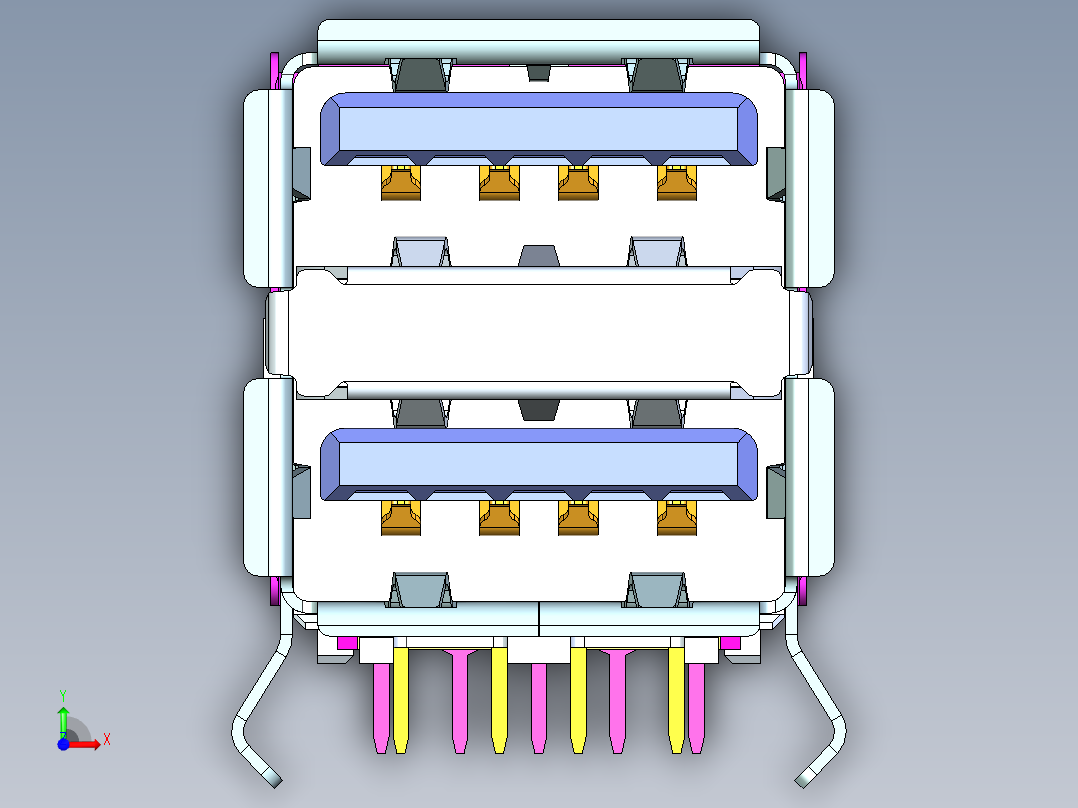 双USB3.0富士康前视图