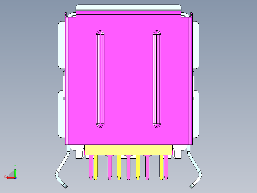双USB3.0富士康后视图