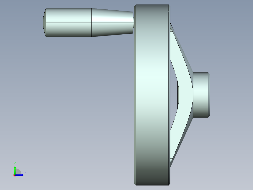 多功能电动搅拌机的结构设计【多功能电动食品搅拌器】【三维UG】392946左视图
