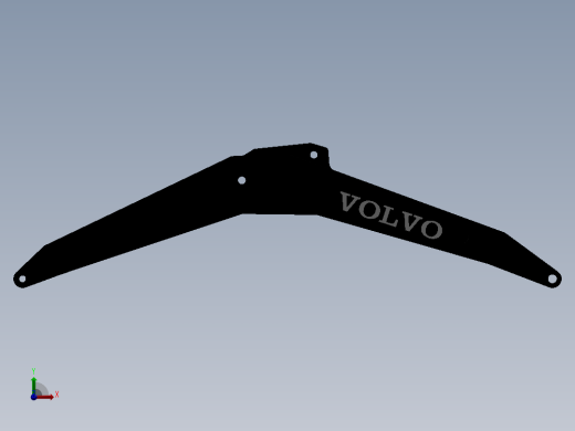 挖掘机动臂前视缩略图